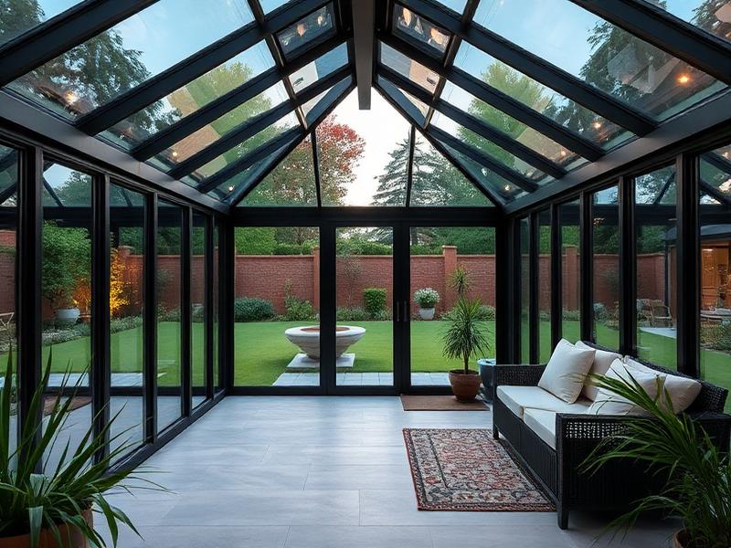 تصميم وتنفيذ الغرف الزجاجية (Glasshouse / Sunrooms)
